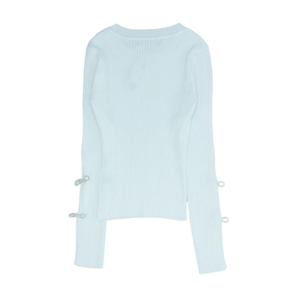 White Pullover Sweater - Image 2