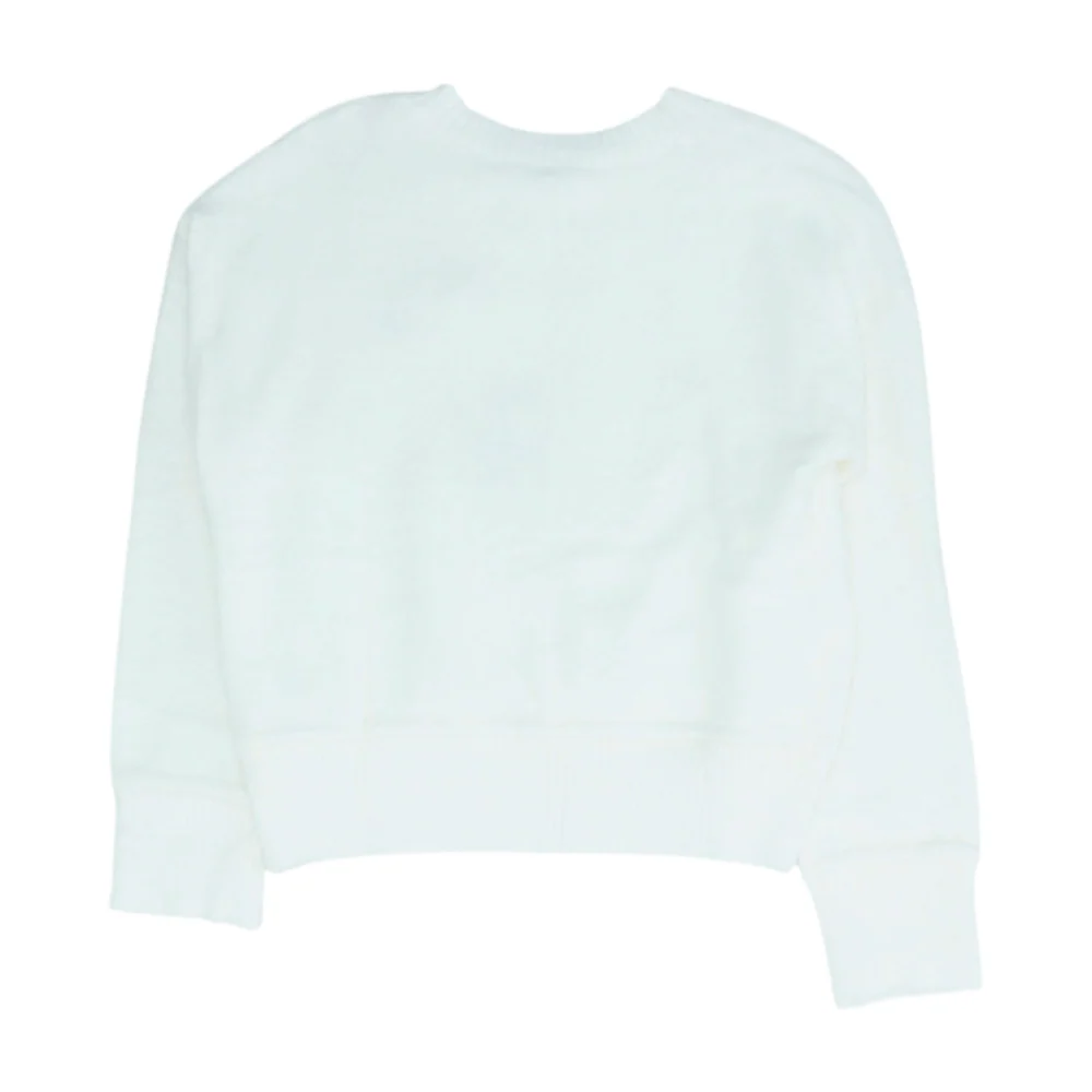 White Pullover Sweater - Image 2