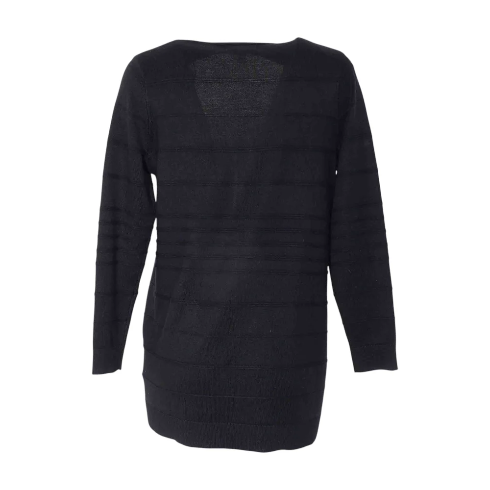 Black Cardigan Sweater - Image 2