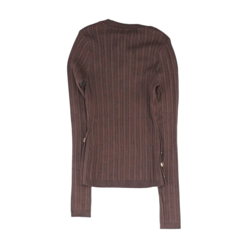 Brown Pullover Sweater - Image 2