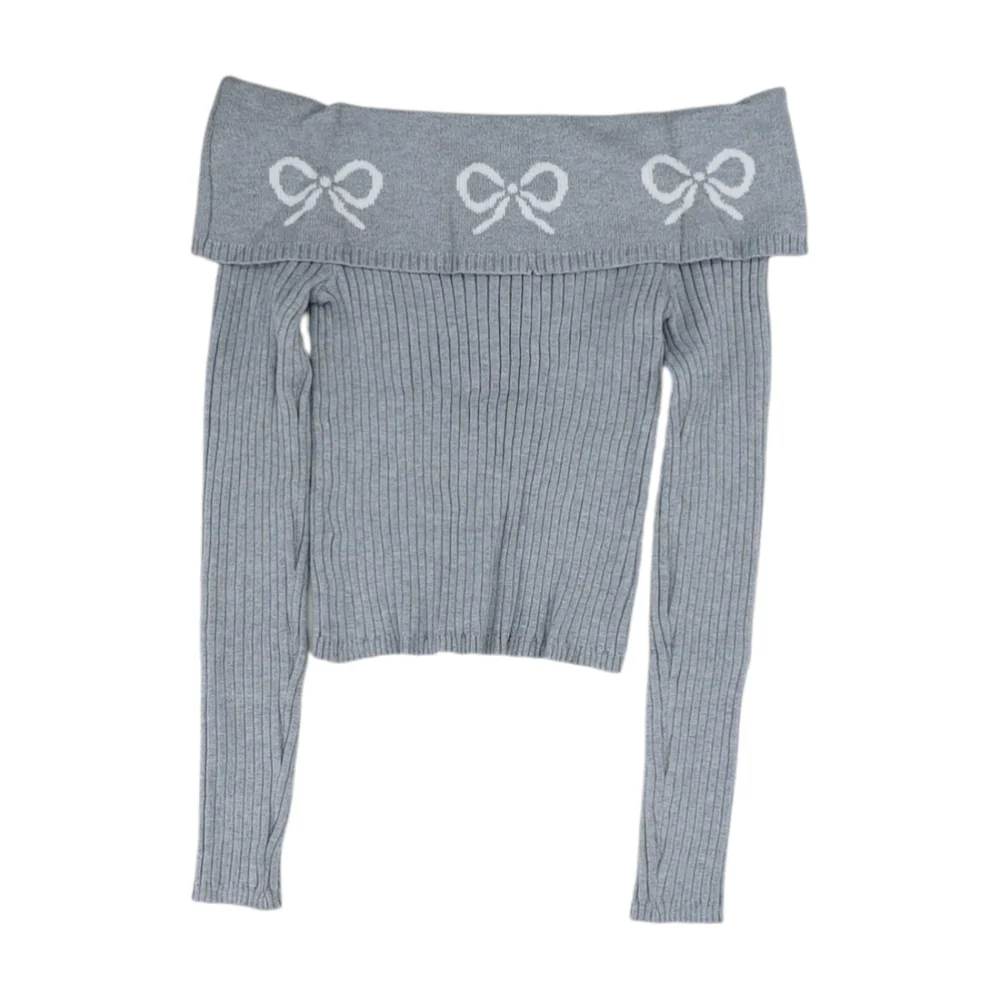 Gray Pullover Sweater - Image 2