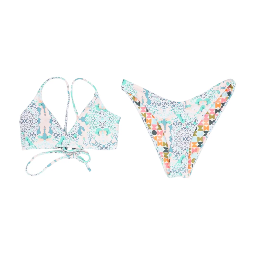 Multi Abstract Two-Piece