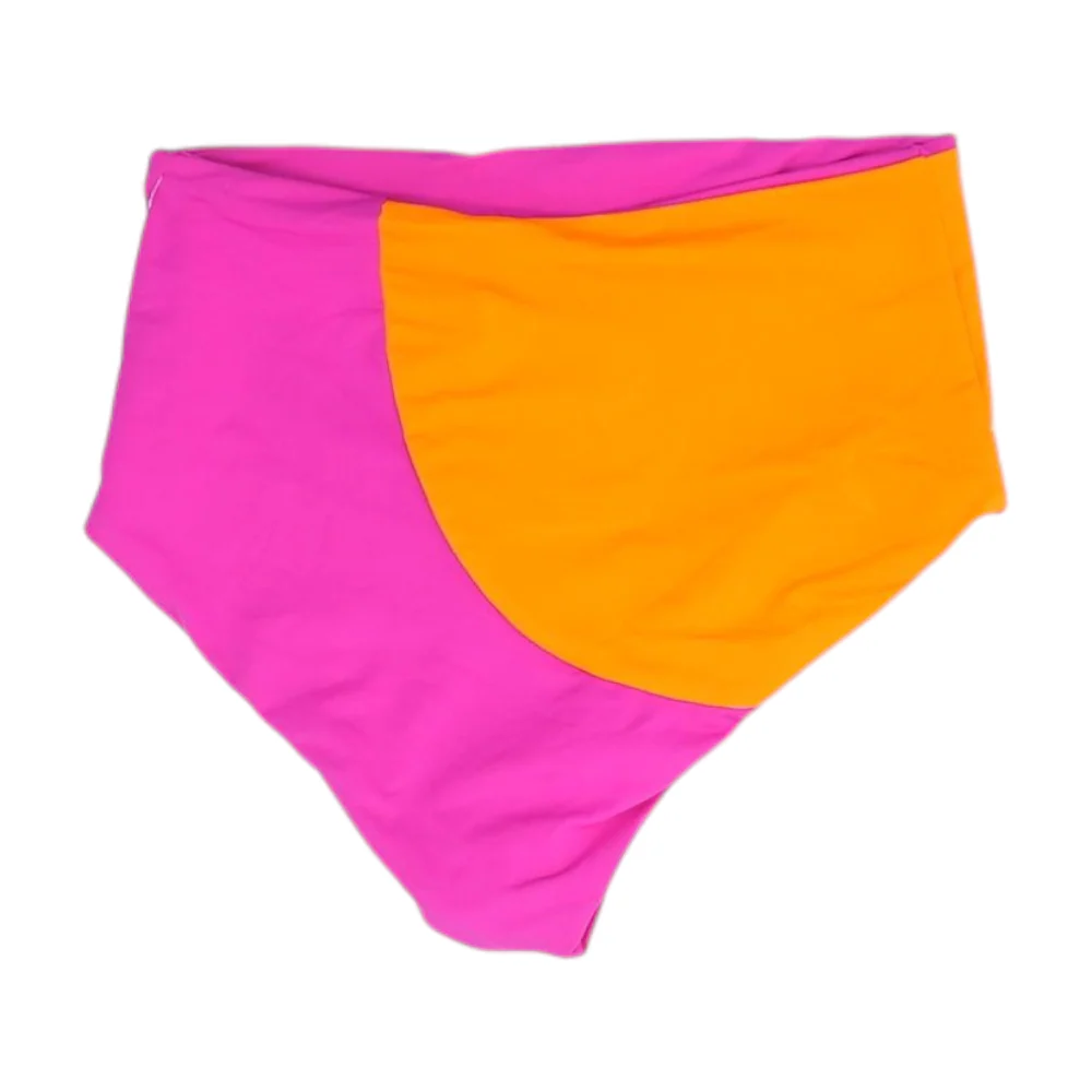 Pink Color Block Swim Bottom - Image 2