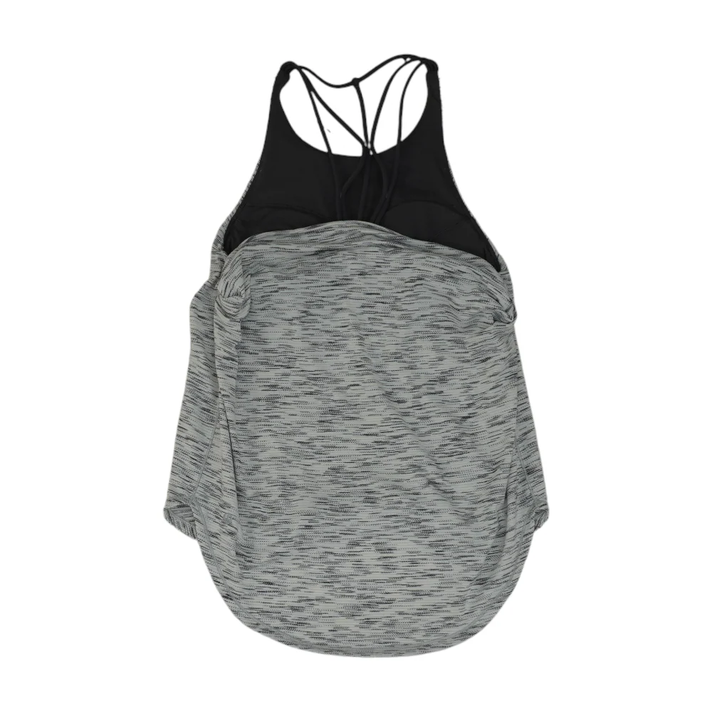 Gray Print Active T-Shirt - Image 2