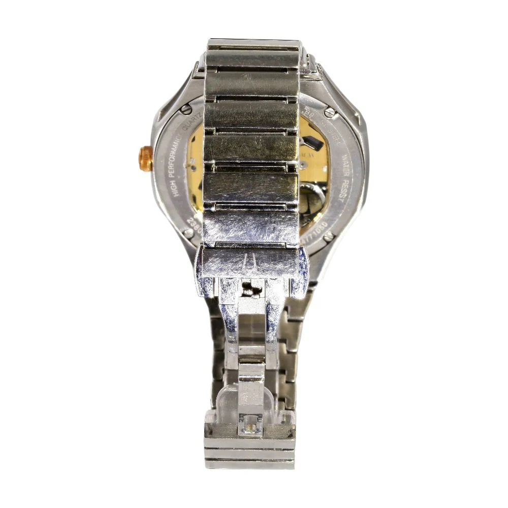 Women's Two Tone Curv With Diamond Accents Stainless Steel Watch - Image 4