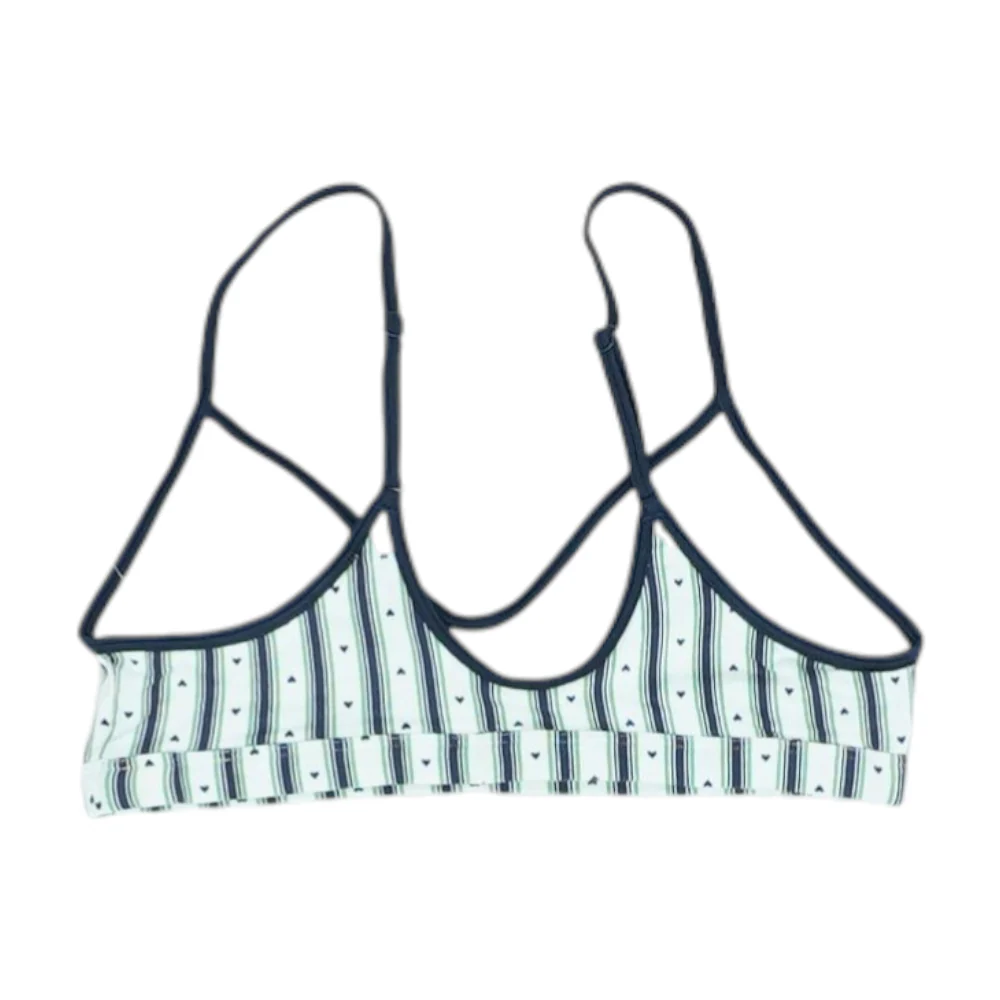 White Striped Bra - Image 2