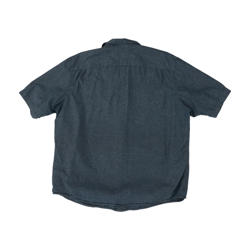 Indigo Solid Short Sleeve Button Down - Image 2