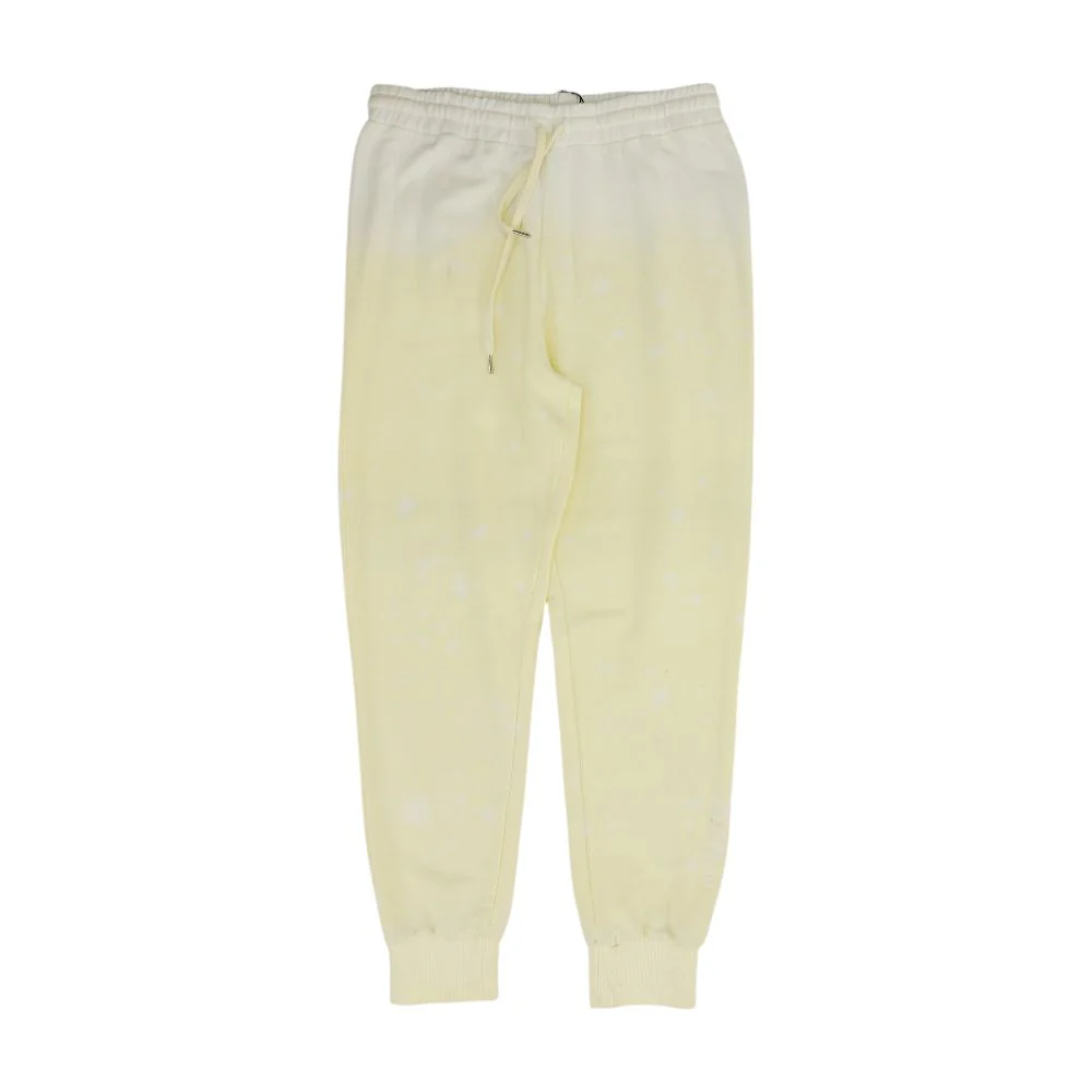 Yellow Color Block Joggers Pants