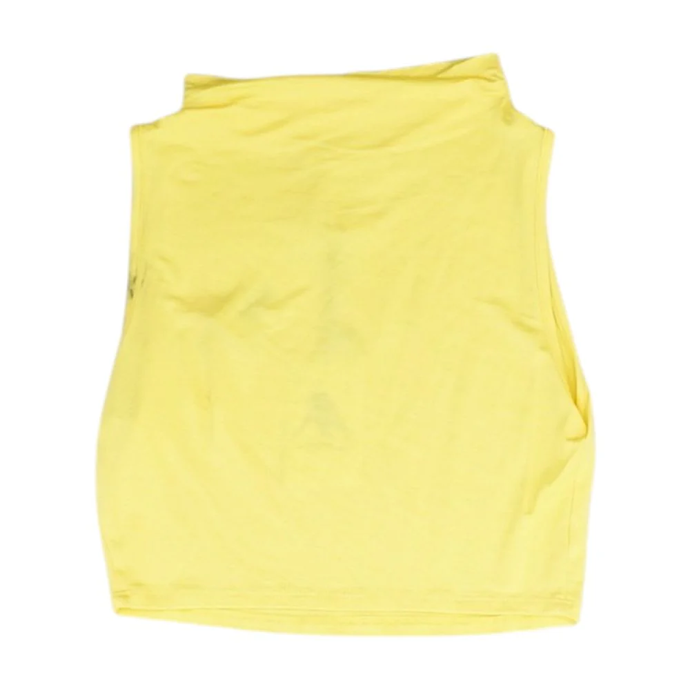 Yellow Cropped T-Shirt - Image 2