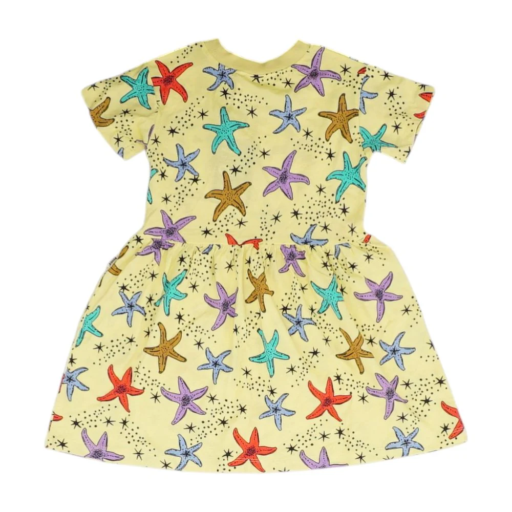 Yellow Graphic Midi Dress - Image 2