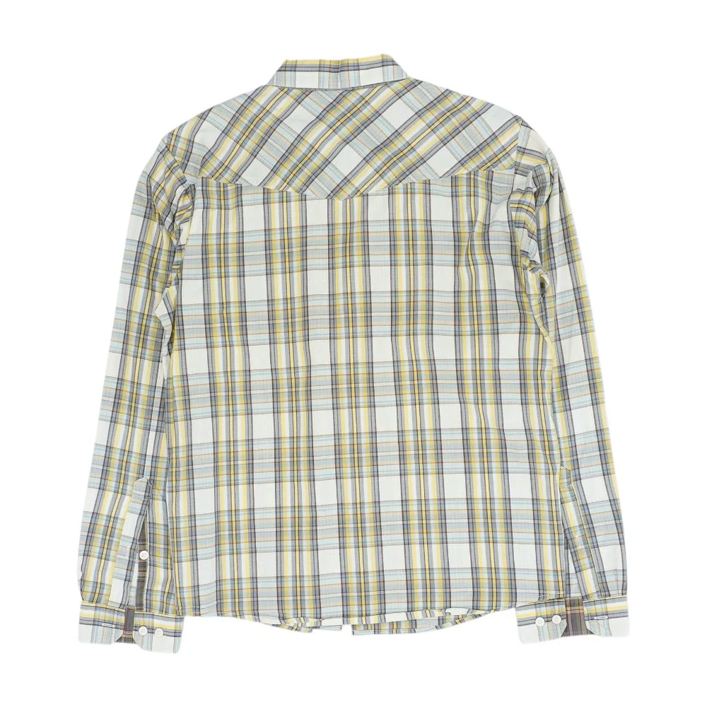 Yellow Plaid Long Sleeve Button Down - Image 2