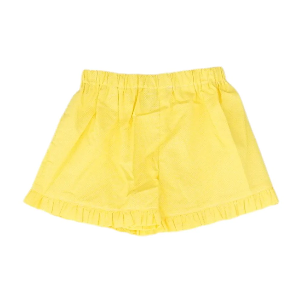 Yellow Polka Dot Chino Shorts - Image 2