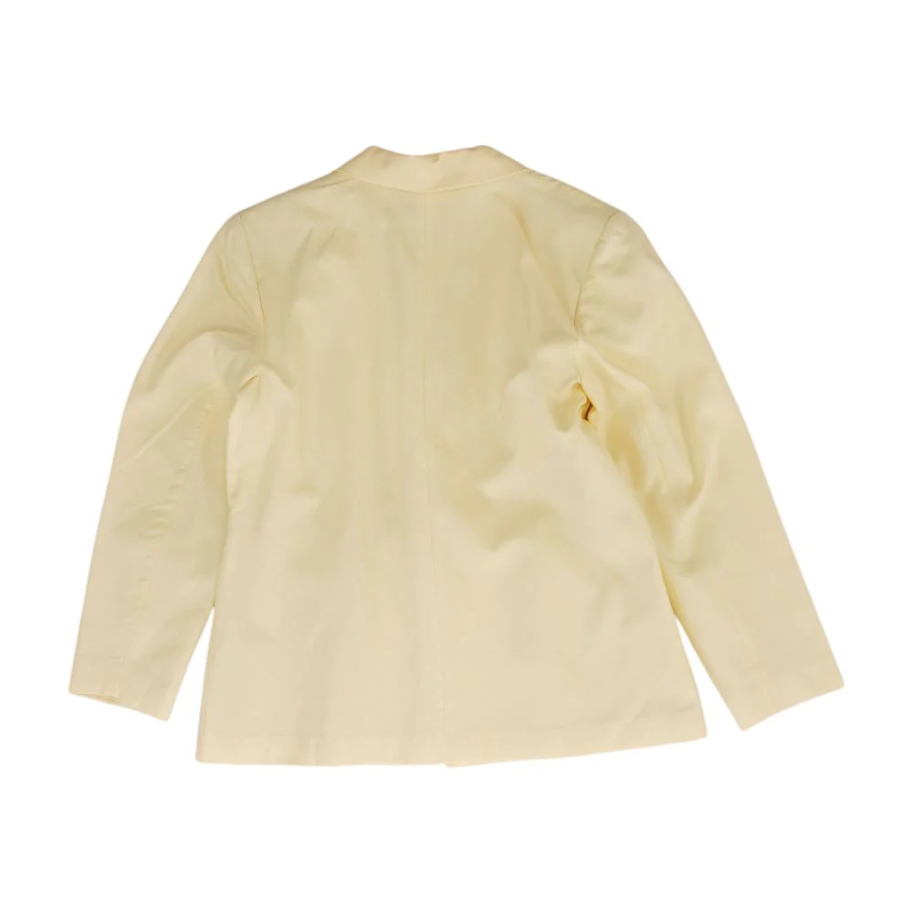 Yellow Solid Blazer - Image 2