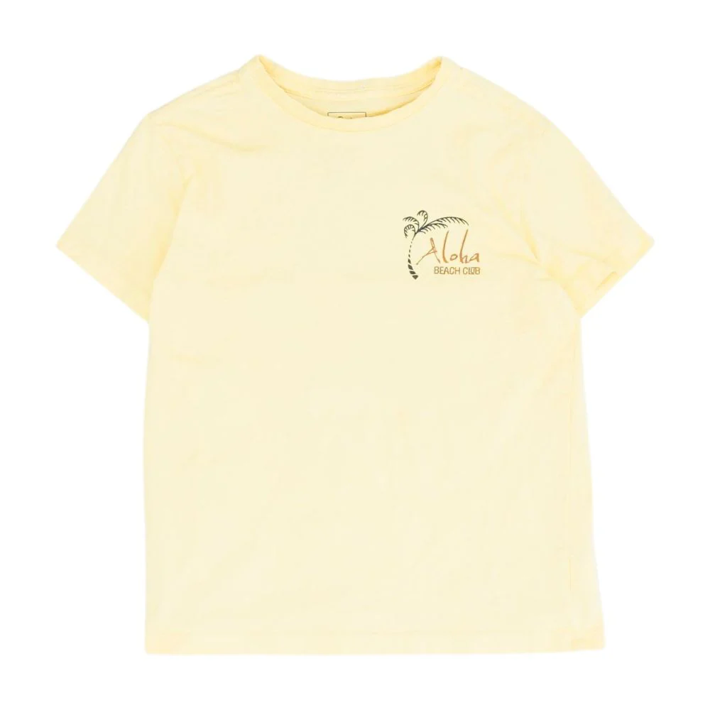 Yellow Solid Crewneck T-Shirt