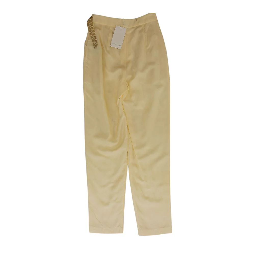 Yellow Solid Dress Pants - Image 2