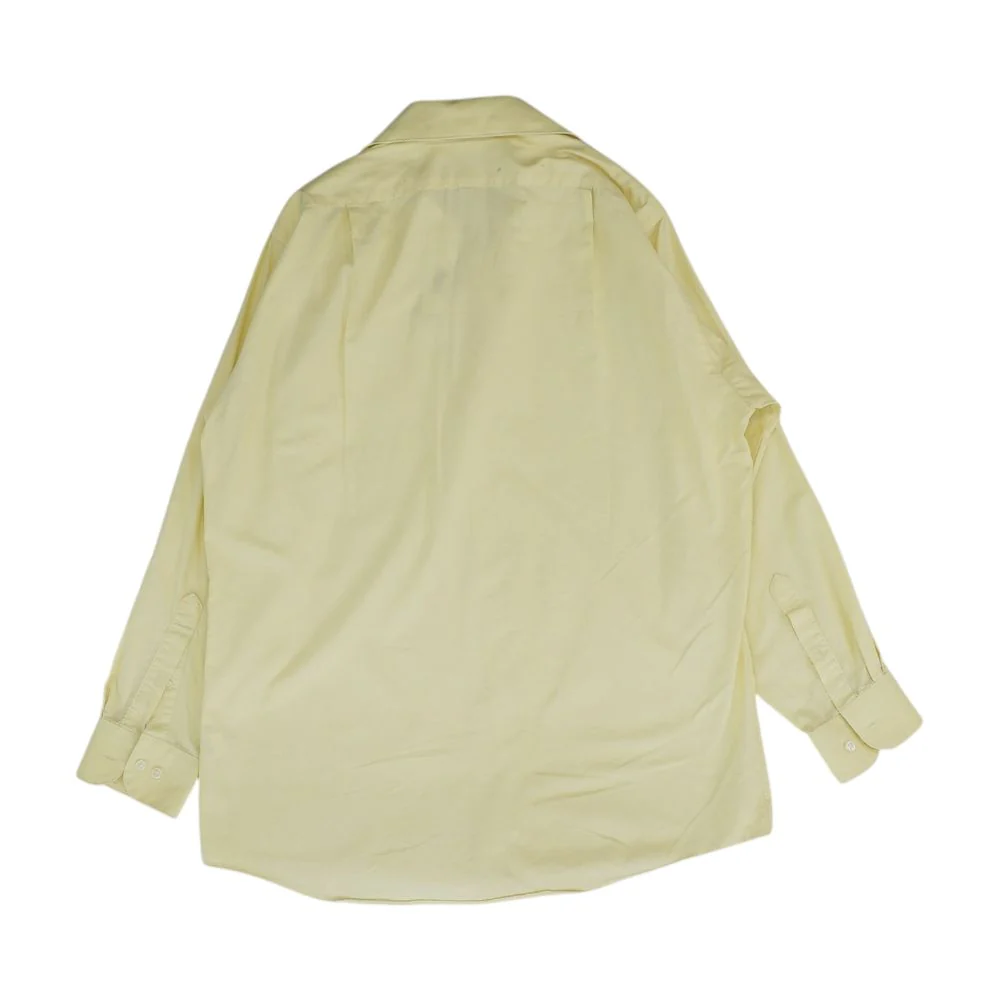 Yellow Solid Long Sleeve Button Down - Image 2