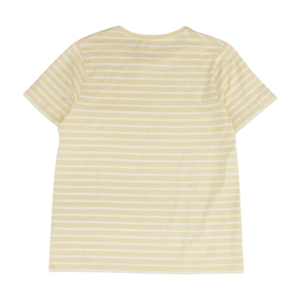 Yellow Striped Crewneck T-Shirt - Image 2