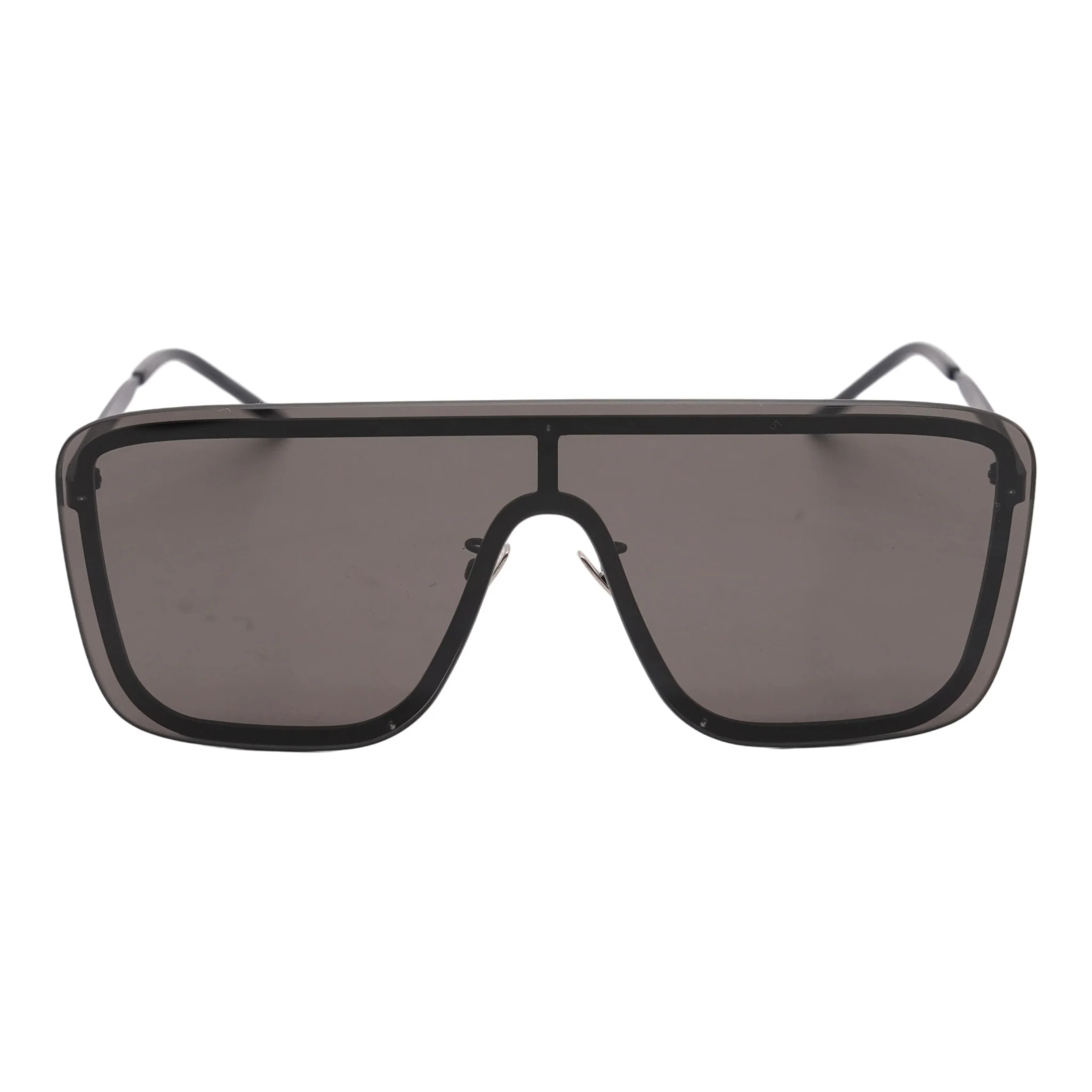 Black MASK Square Sunglasses - Image 2