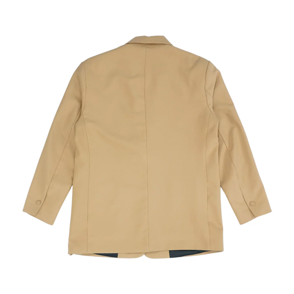 Brown Solid Blazer - Image 2