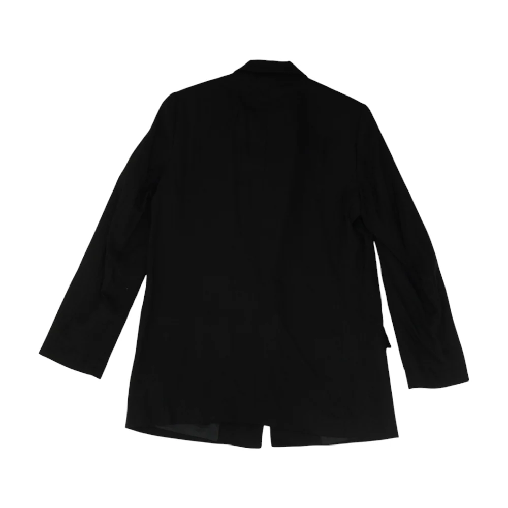 Black Solid Blazer - Image 2