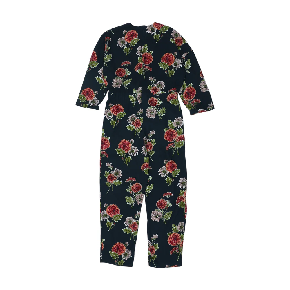 Black Floral Jumpsuit - Image 2