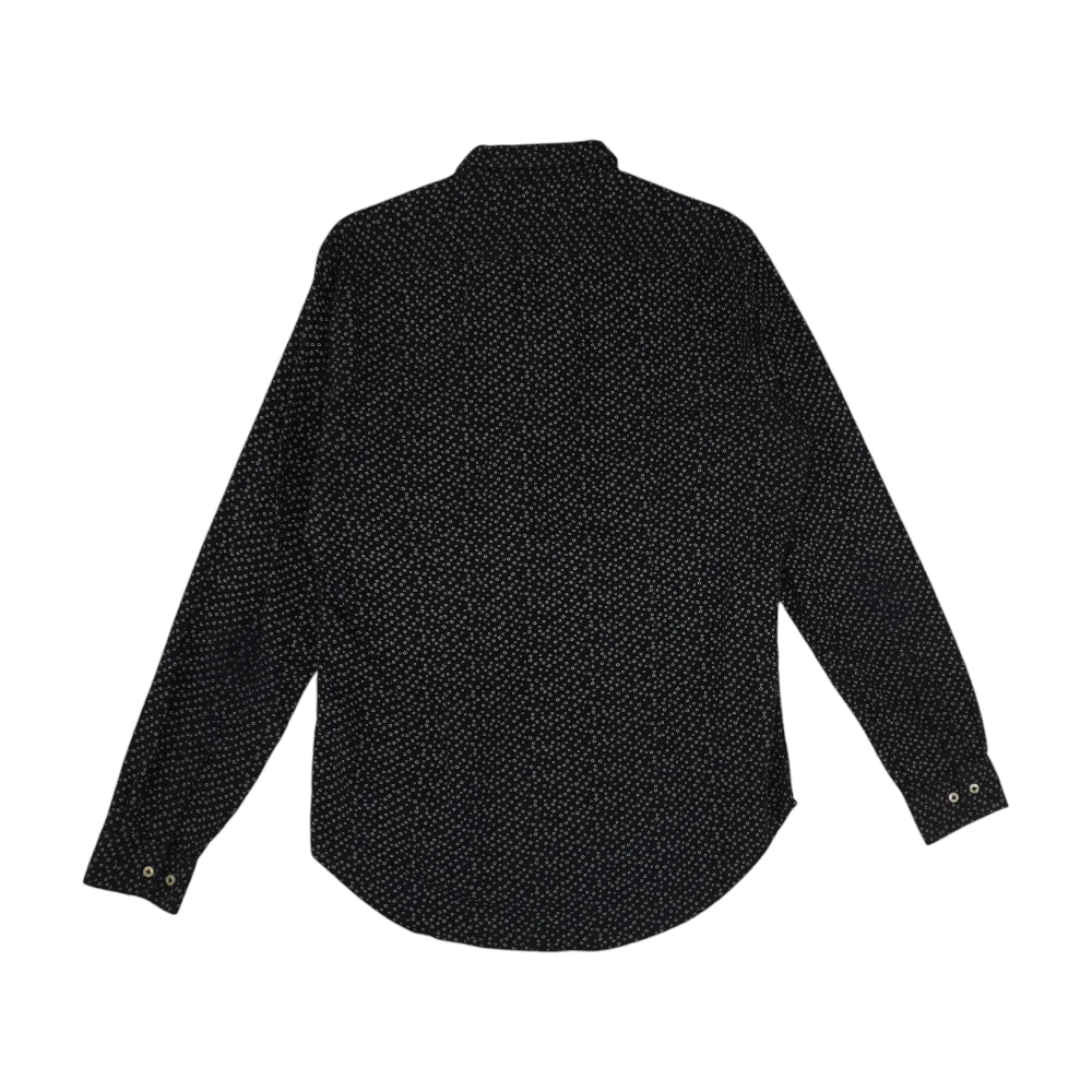 Navy Floral Long Sleeve Button Down - Image 2